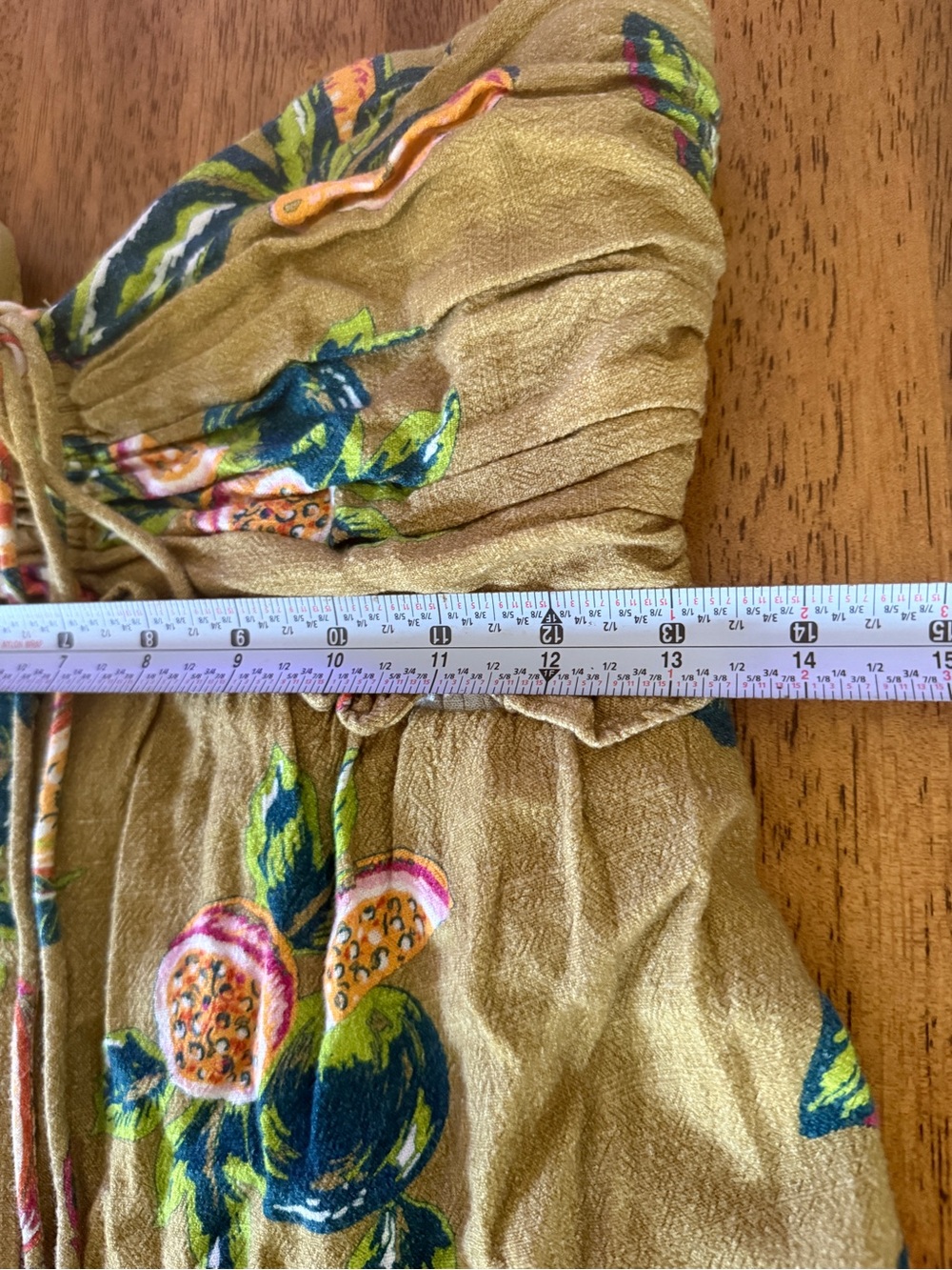 The Odells Strapless Isla Tropical halter Jumpsuit size Medium Linen blend - Picture 15 of 16